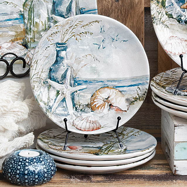 Seaside Gathering Salad Plates - Set of 4