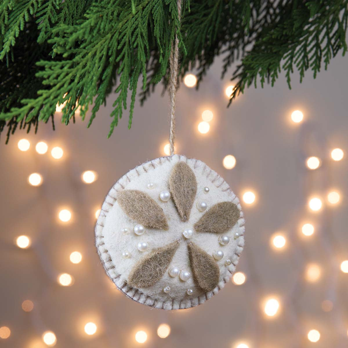 Beachcomber Felt Ornaments - Set of 4