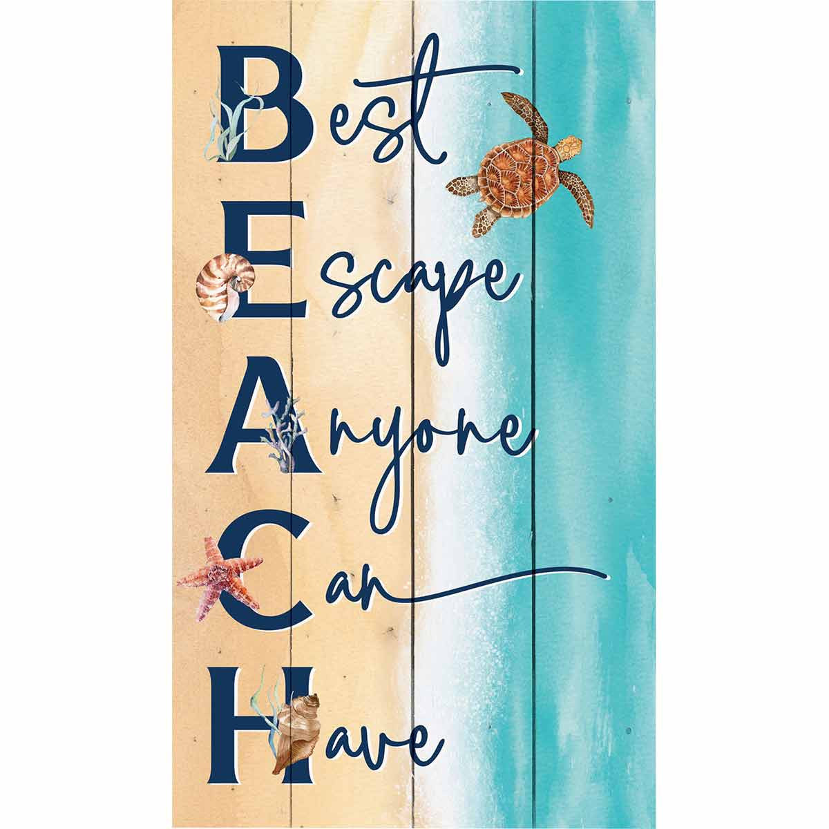 Seaside Beach Escape Wall Art