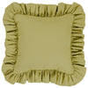 Maui Bliss Ruffled Green Square Pillow