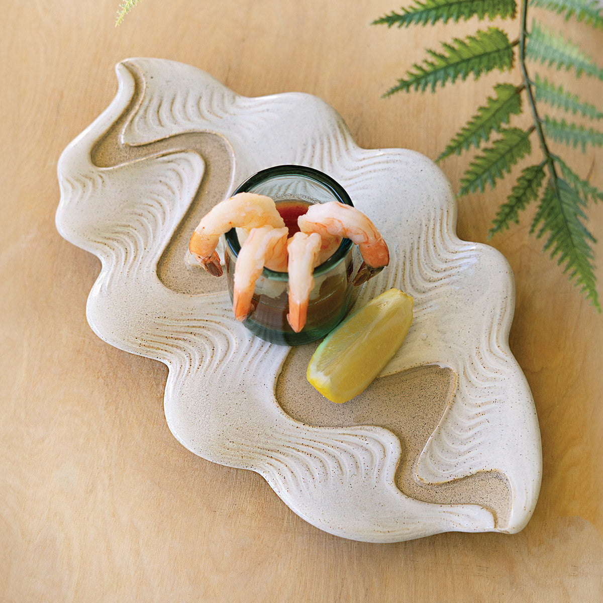Ocean Pearl Serving Platter - OVERSTOCK