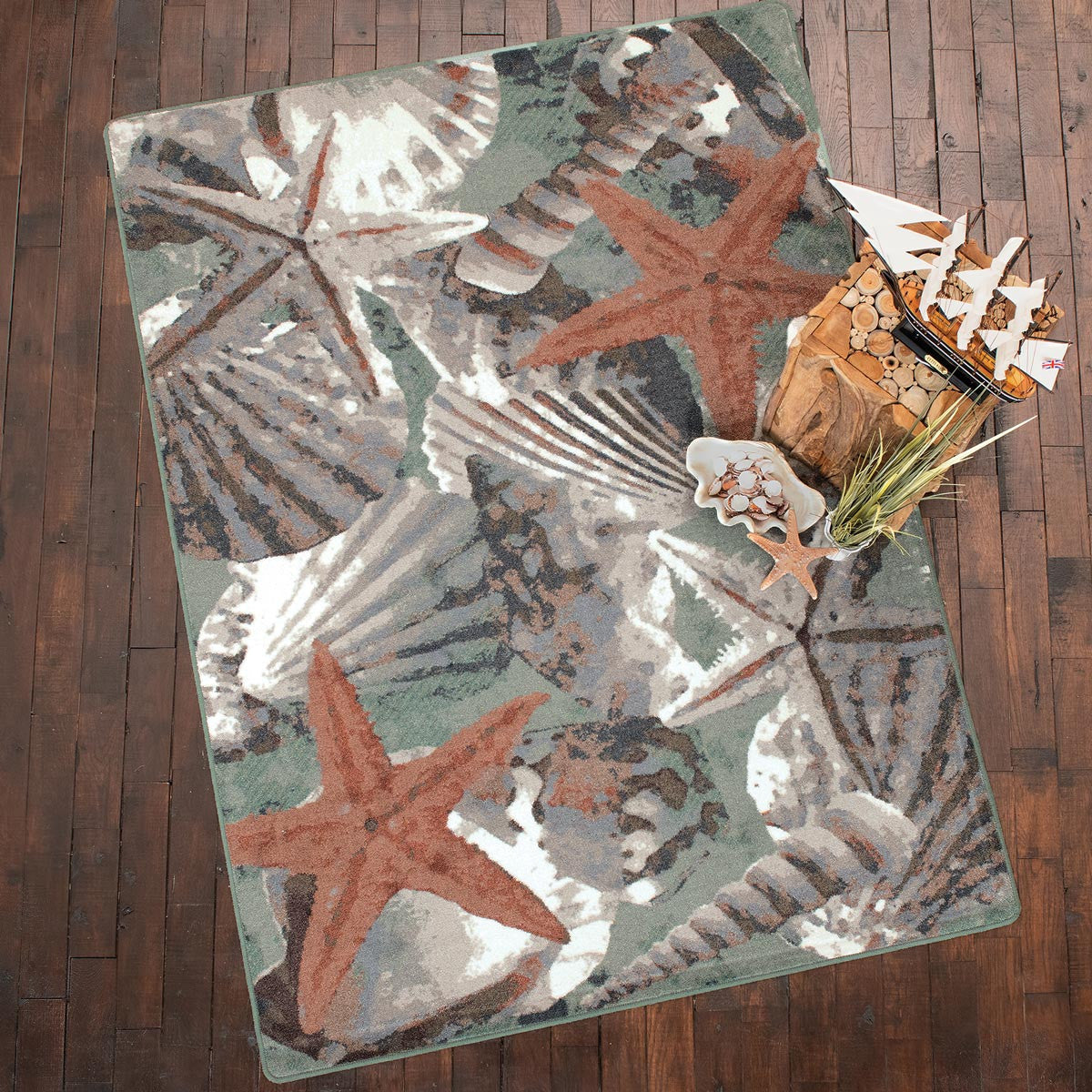 Ocean Mist Mineral Rug - 5 x 8