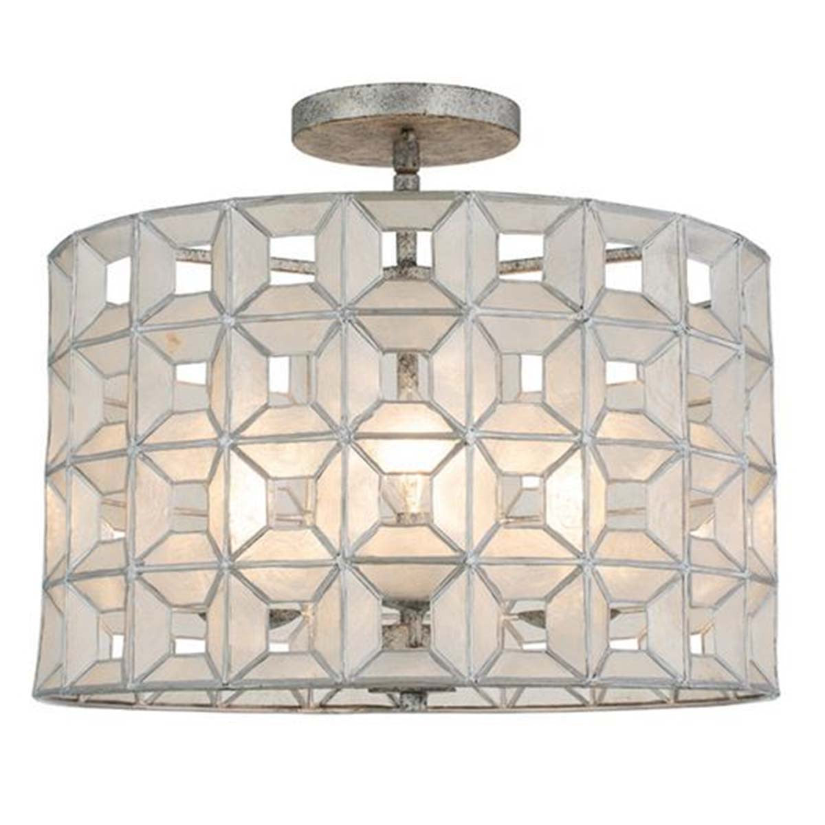 Nautical Gems Semi Flush Mount Light