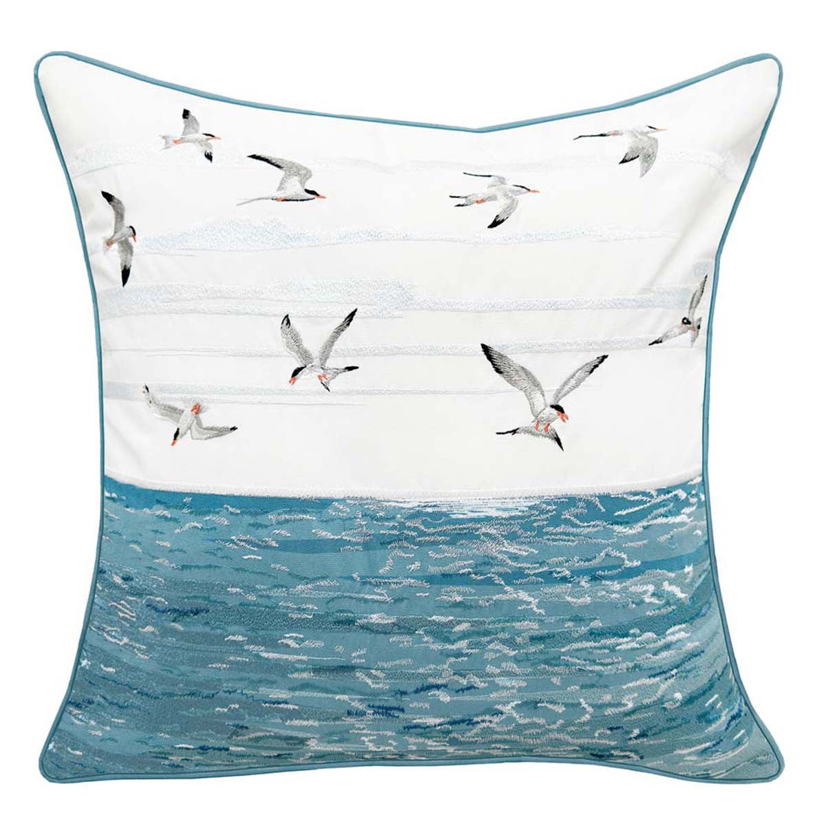 Seagull Serenity Indoor/Outdoor Pillow