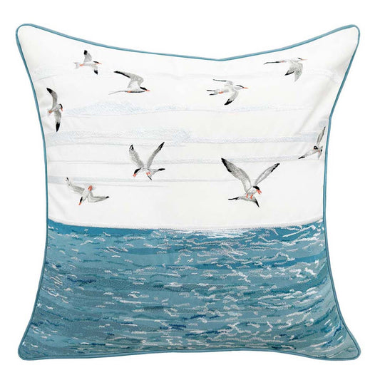 Seagull Serenity Indoor/Outdoor Pillow