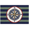 Captain's Compass Floor Mat - 2 x 3