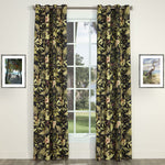 Tropical Noir Grommet Drape Set