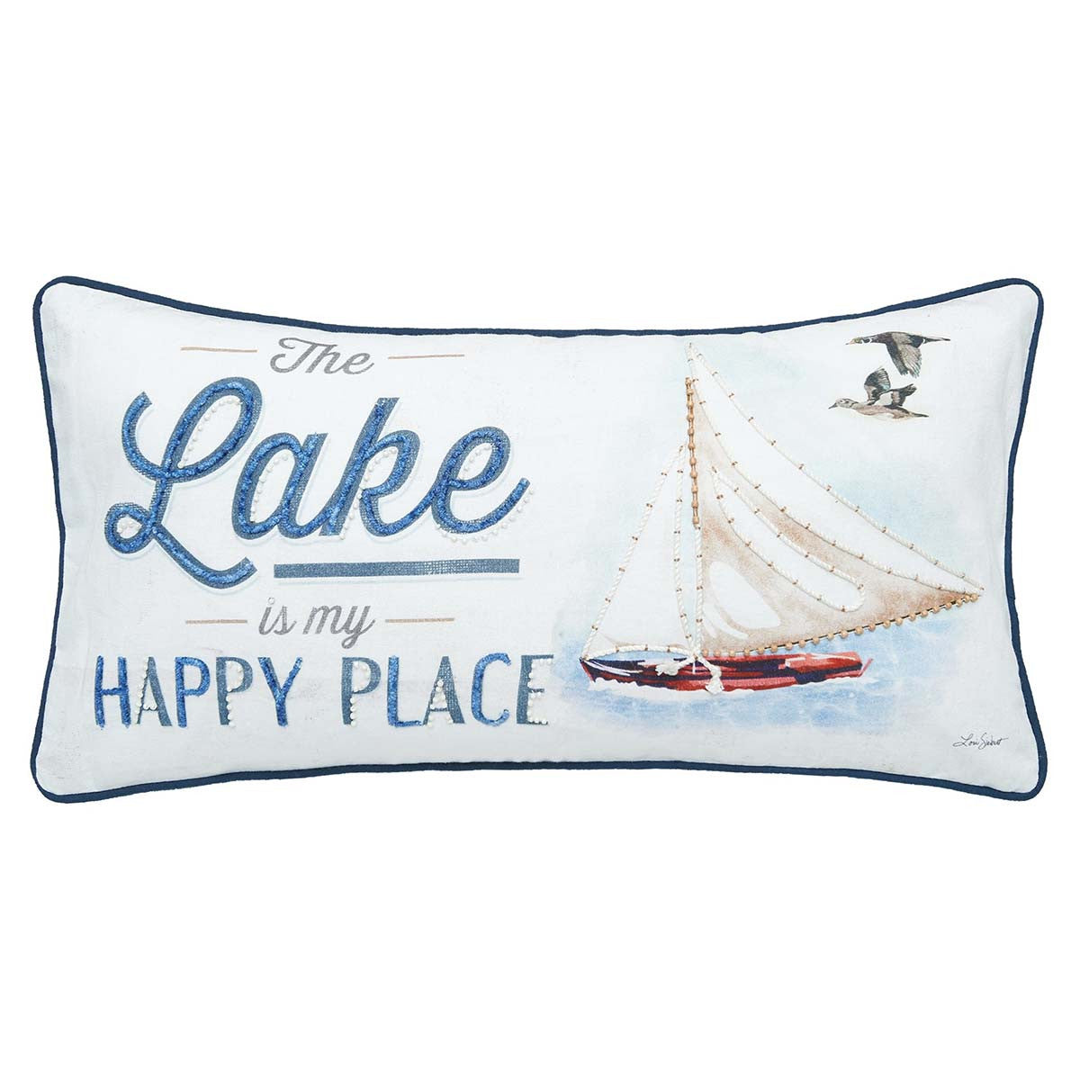 Happy Lake Retreat Pillow