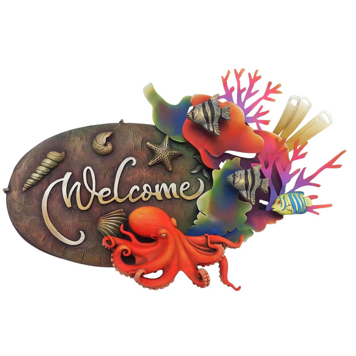 Octopus Welcome Wall Art