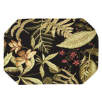 Tropical Noir Floral Placemats - Set of 4