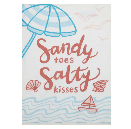 Beach Love Kitchen Towels - Set of 4