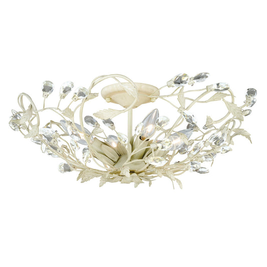 Garden Ceiling Fixture - French Cream