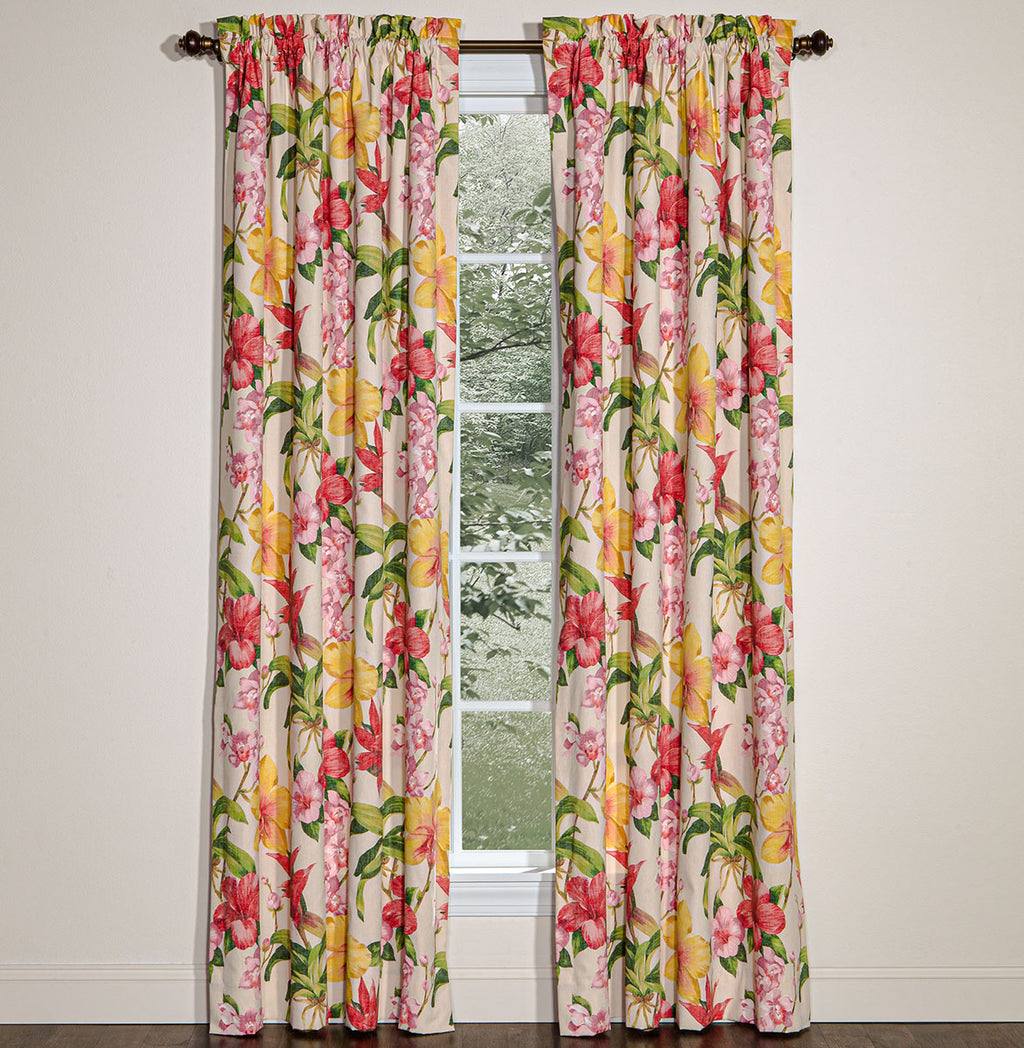 Maui Bliss Rod Pocket Drapes