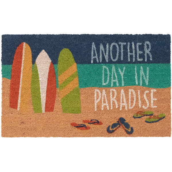 Flip Flops Paradise Outdoor Coir Mat - 2 x 3 - OUT OF STOCK UNTIL 06/05/2026