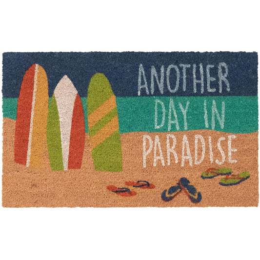 Flip Flops Paradise Outdoor Coir Mat - 2 x 3 - OUT OF STOCK UNTIL 06/05/2026