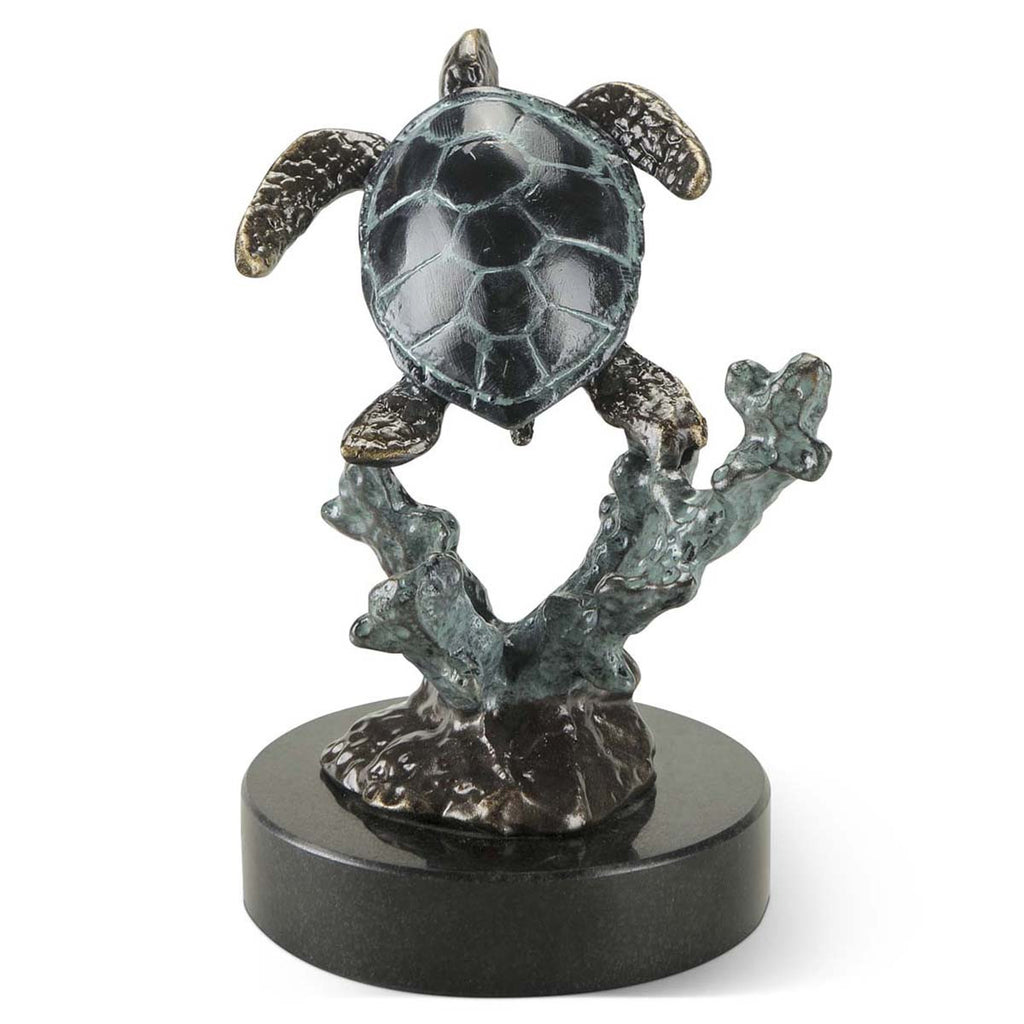 Swimming Sea Turtle Sculpture
