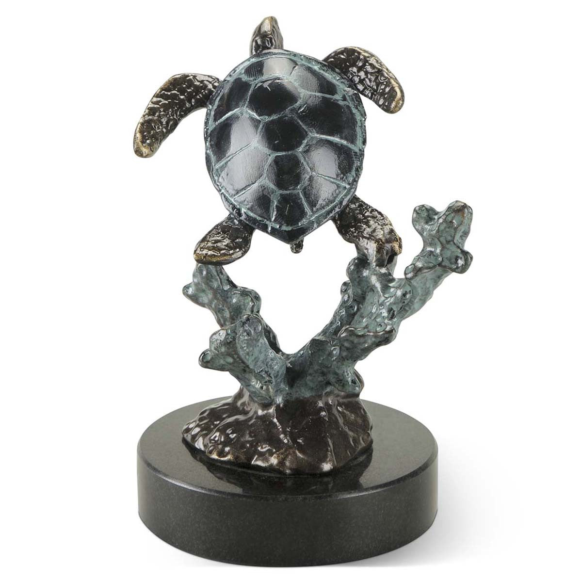Swimming Sea Turtle Sculpture