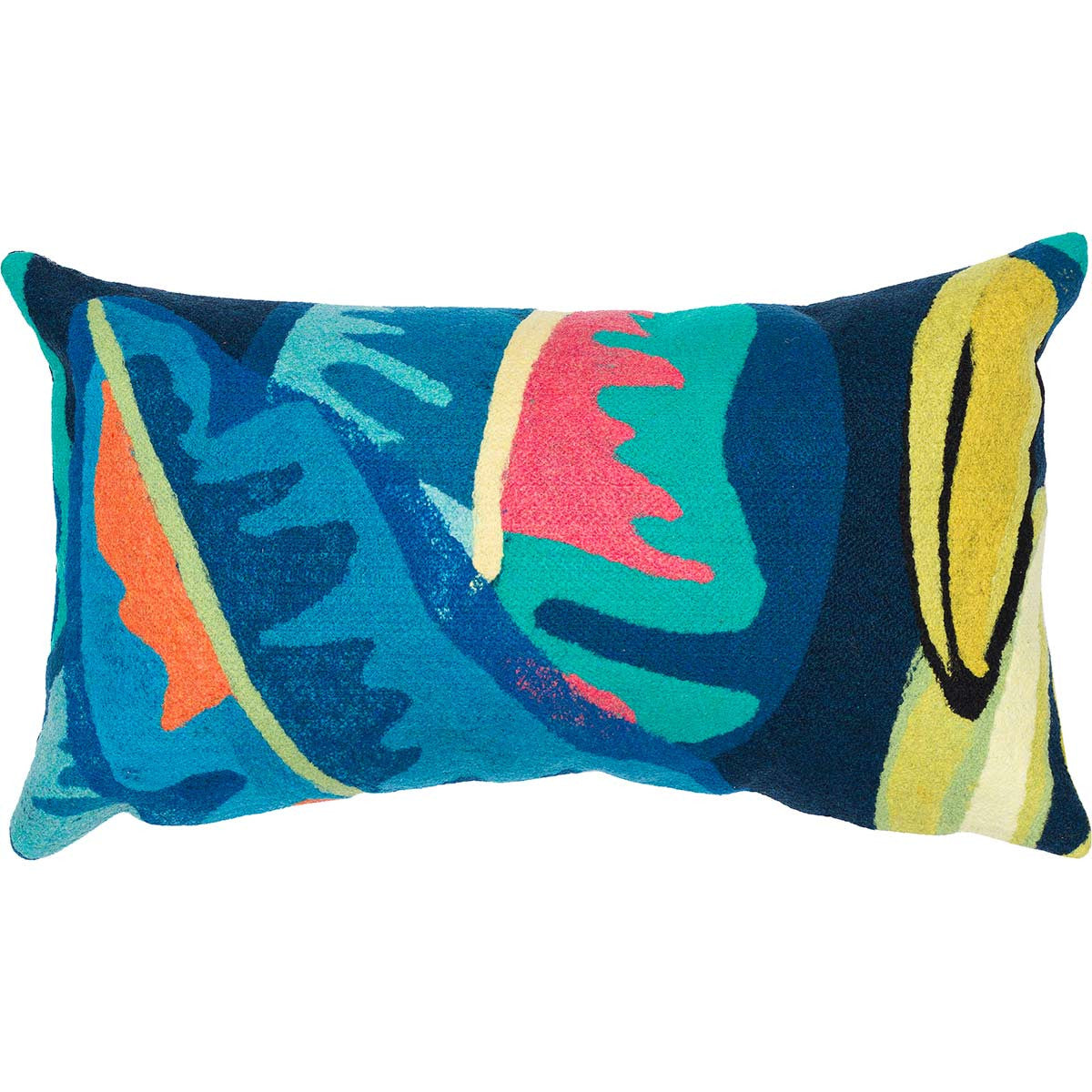 Banana Plant Oblong Accent Pillow