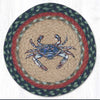 Blue Crab Round Trivets - Set of 3