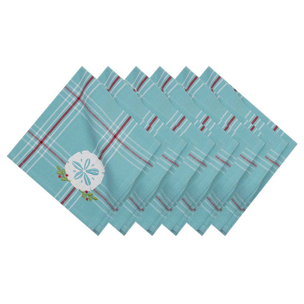 Seaside Holly Napkins - Set of 6