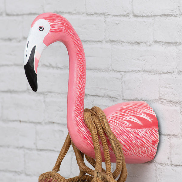 Pink Flamingo Wall Hook- SALE