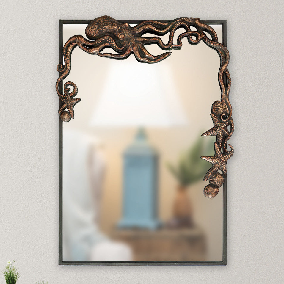 Octopus & Shells Wall Mirror