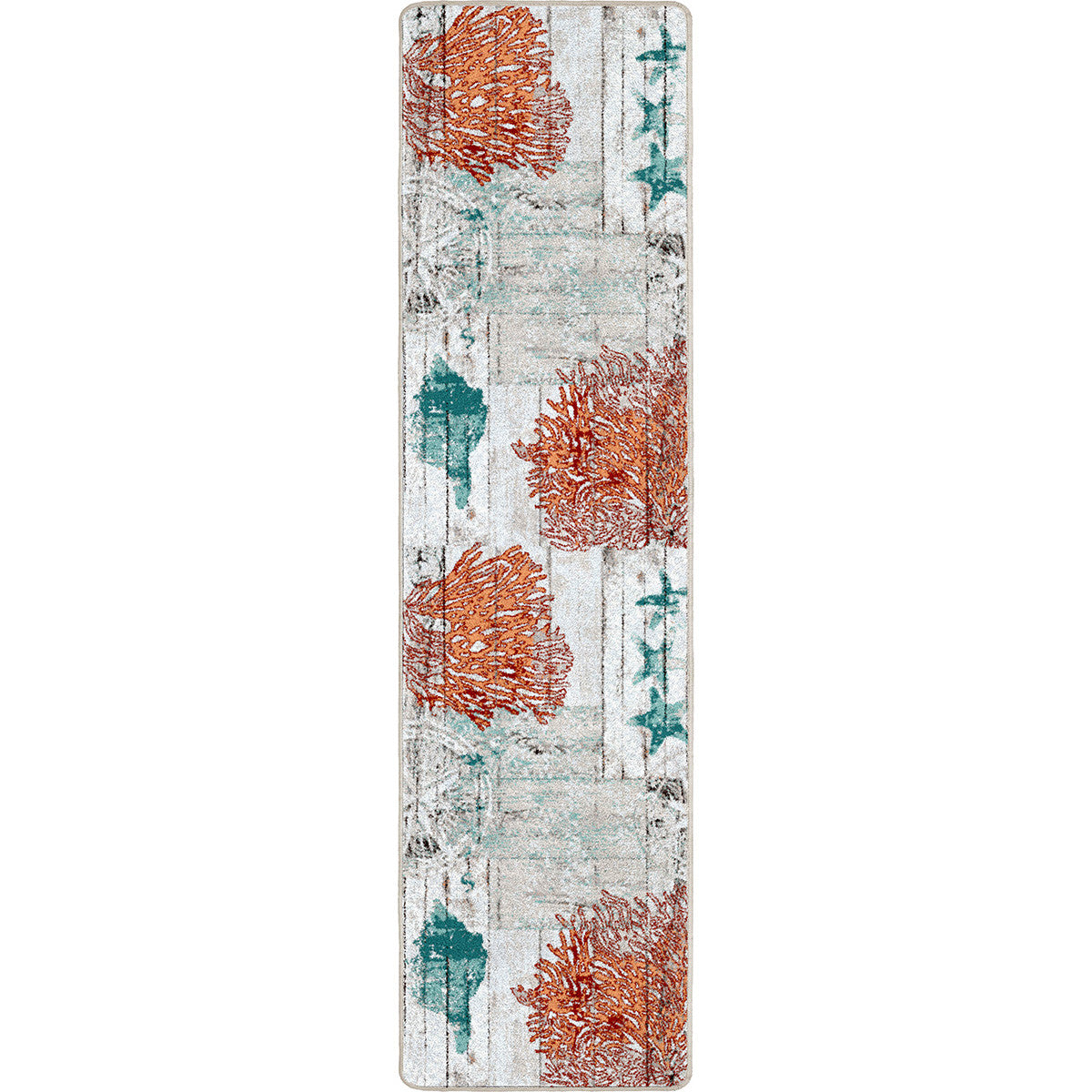 Boardwalk Sea Life Rug - 2 x 8