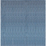 Ocean Surf Navy Indoor/Outdoor Rug - 8 Ft. Square