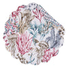 Colorscape Coral Round Placemats - Set of 6