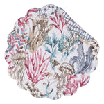 Colorscape Coral Round Placemats - Set of 6