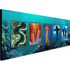 Undersea Personalized Stretched Canvas - Large