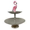 Flamingo Luau Tiered Serving Stand