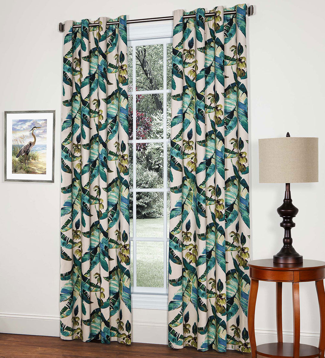 Florida Keys Grommet Drapes