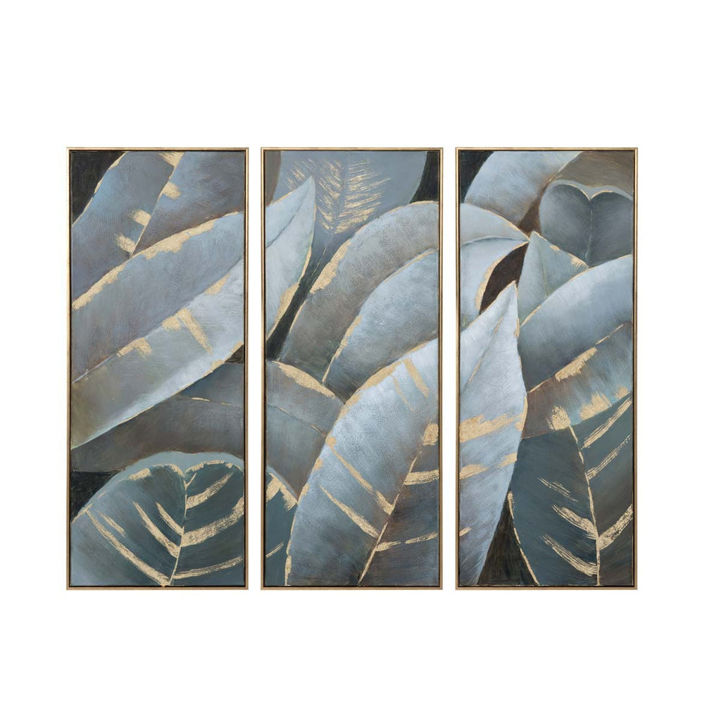 Tropical Botanic Wall Art - Set of 3