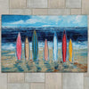 Surfboard Row Outdoor Doormat
