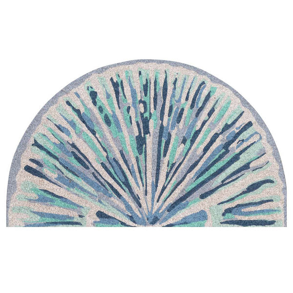 Shoreline Scallop Half Round Floor Mat - OUT OF STOCK UNTIL 06/05/2026