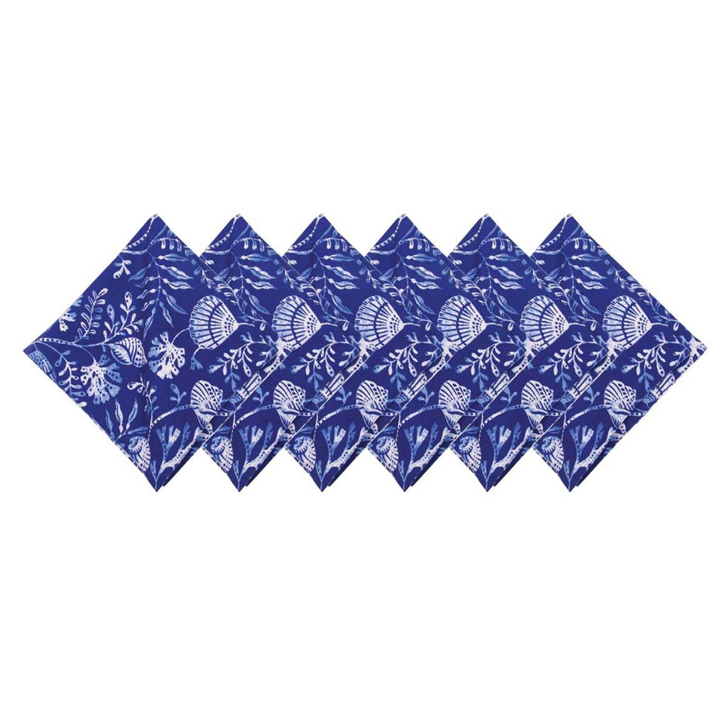 Oceans Blue Napkins - Set of 6