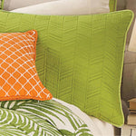 Rain Forest Leaf Pillow Sham - King