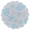 Sea Breeze Round Quilted Placemats - Set of 4