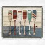 Nautical Paddles Throw - Large