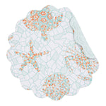 Mosaic Sea Life Round Placemats - Set of 6