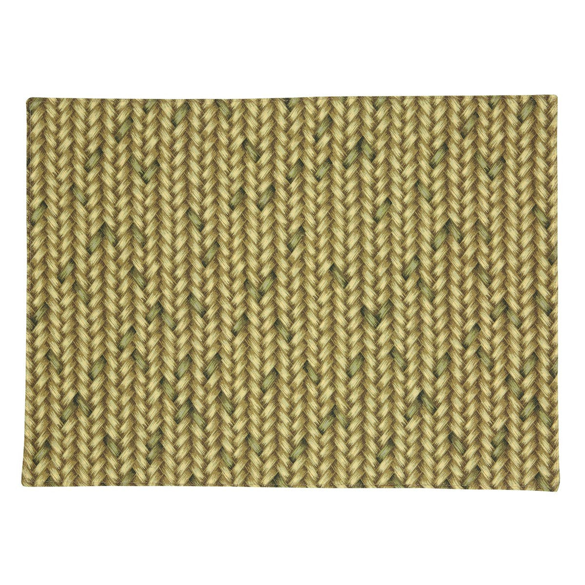 Tropical Noir Basketweave Placemats - Set of 4