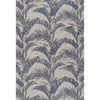 Blue Summer Palm Indoor/Outdoor Rug - 7 x 9