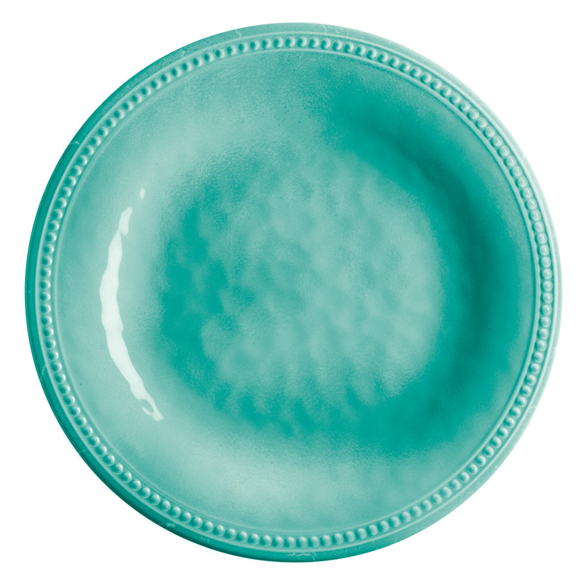 Teal Ripples Dessert Plate - Set of 6
