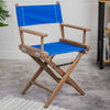Teak Director's Chair with Pacific Blue Seat Cover