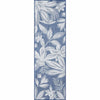 Fiji Flowers Blue Rug - 3 x 10