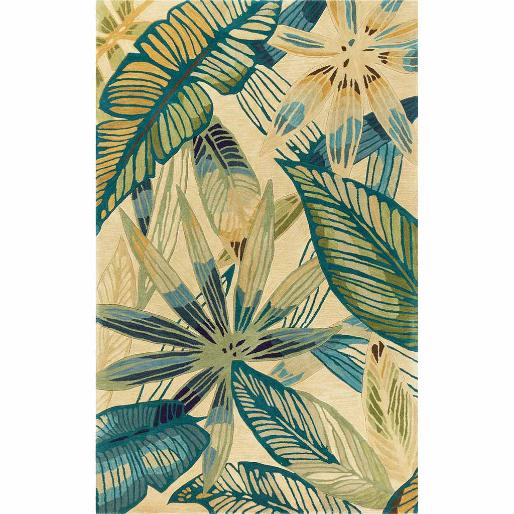 Golden Jungle Rug - 5 x 8