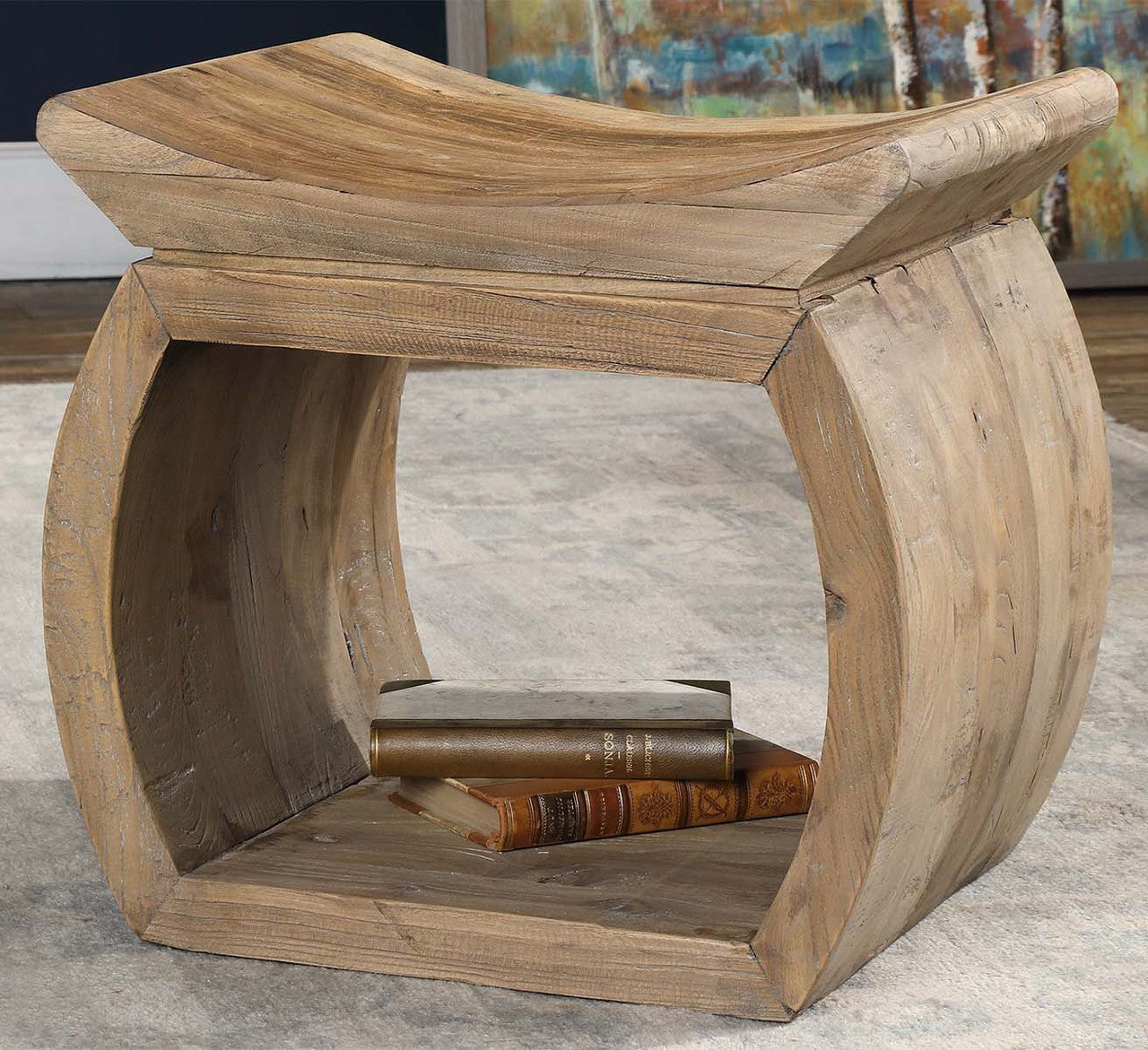 Seascape Accent Stool