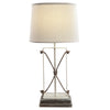 Mariner's Table Lamp with Gray Wood Base