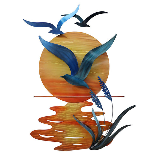 Marsh Sunset Metal Wall Art - OUT OF STOCK UNTIL 07/28/2026